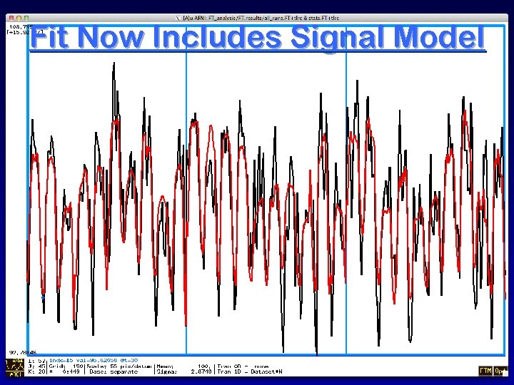 Fit Now Includes Signal Model 