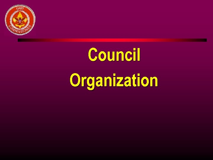 Council Organization 