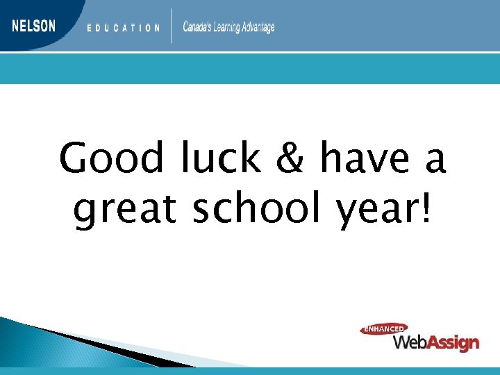 Good luck & have a great school year! 