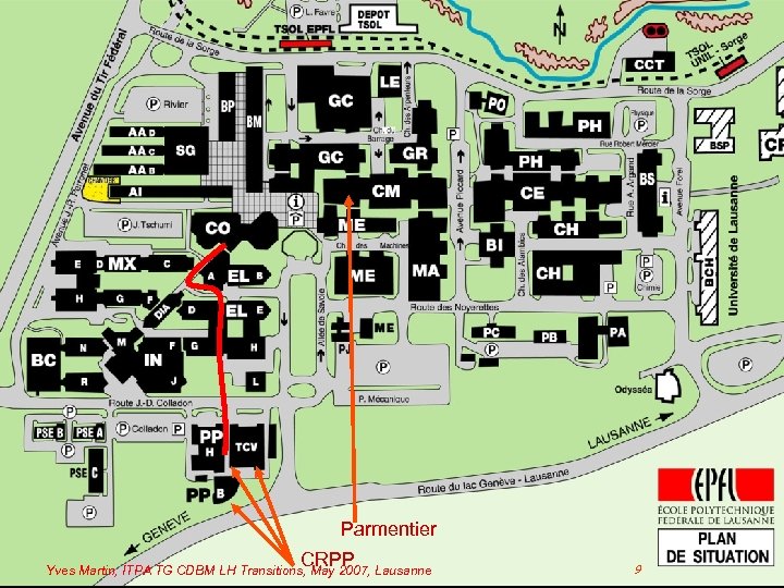 Parmentier CRPP Yves Martin, ITPA TG CDBM LH Transitions, May 2007, Lausanne 9 