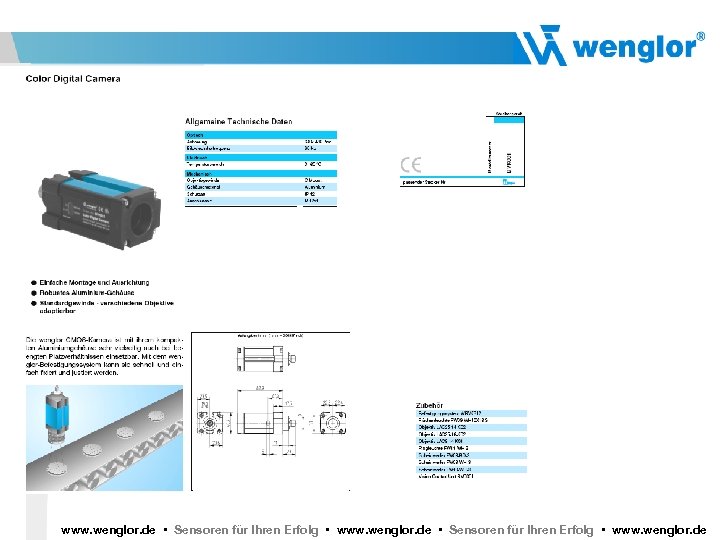 wenglor Vision Sensor BS 40 www. wenglor. de • Sensoren für Ihren Erfolg •