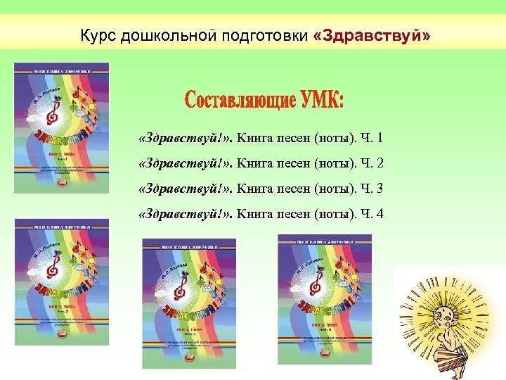 Курс дошкольной подготовки «Здравствуй» «Здравствуй!» . Книга песен (ноты). Ч. 1 «Здравствуй!» . Книга