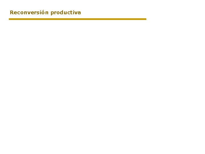 Reconversión productiva 