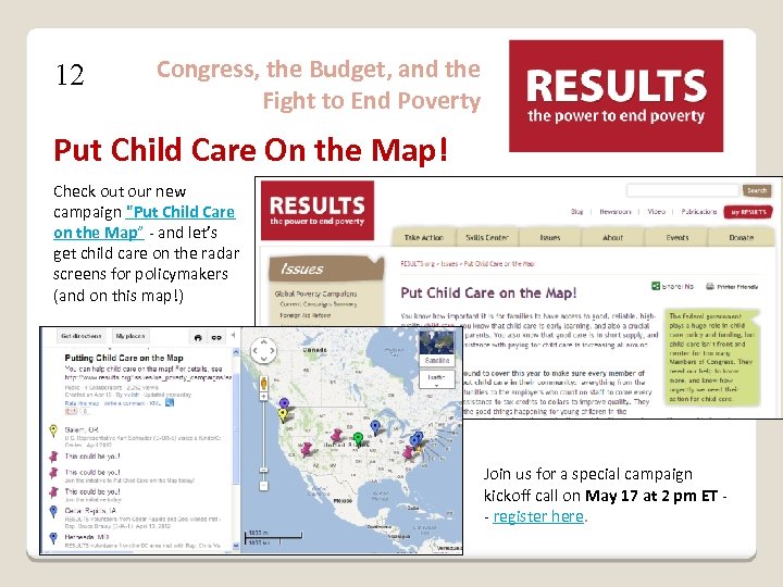 12 Congress, the Budget, and the Fight to End Poverty Put Child Care On