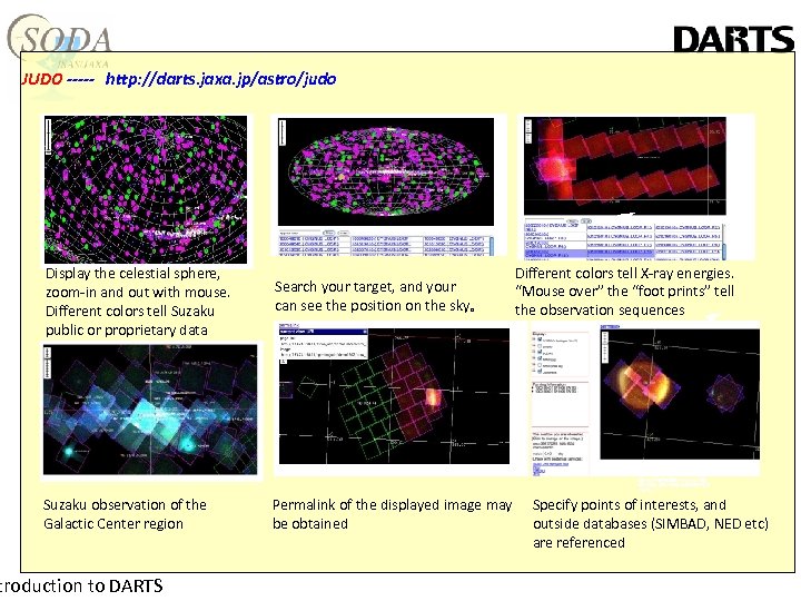 JUDO -----　http: //darts. jaxa. jp/astro/judo Display the celestial sphere, zoom-in and out with mouse.