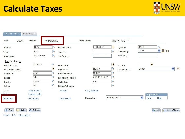 Calculate Taxes 