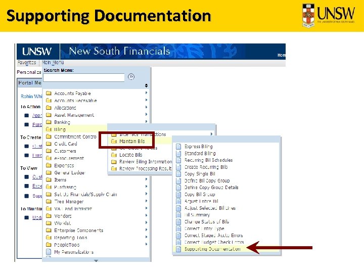 Supporting Documentation 