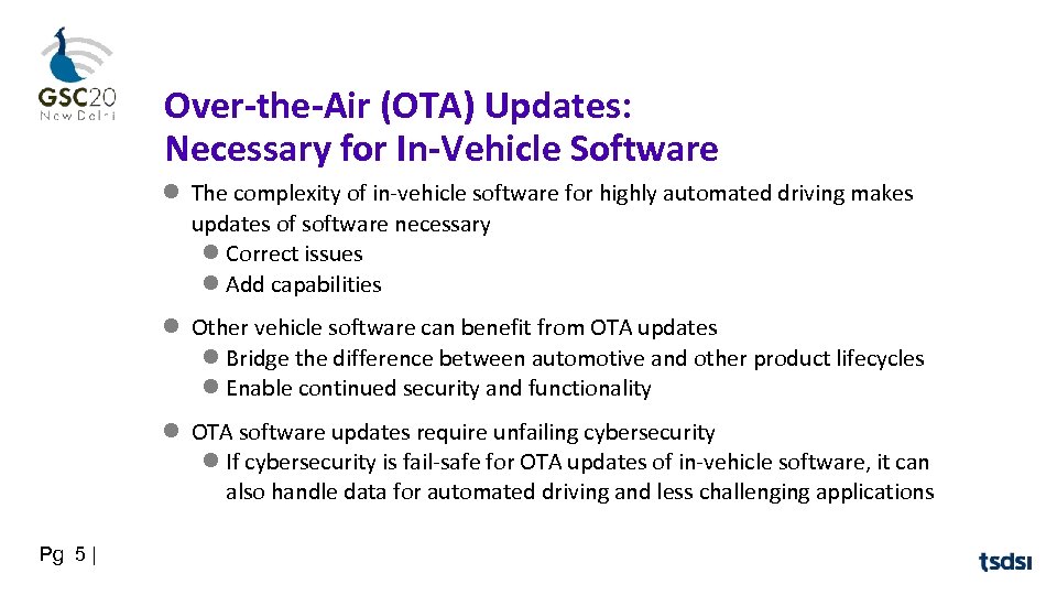 Over-the-Air (OTA) Updates: Necessary for In-Vehicle Software The complexity of in-vehicle software for highly