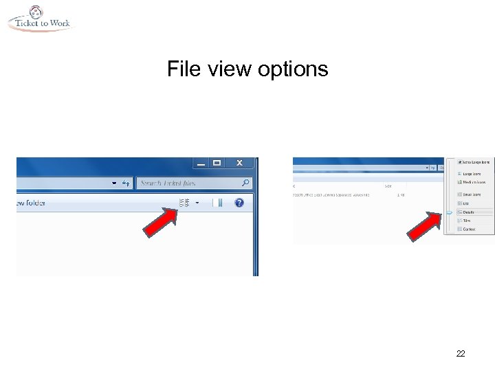 File view options 22 