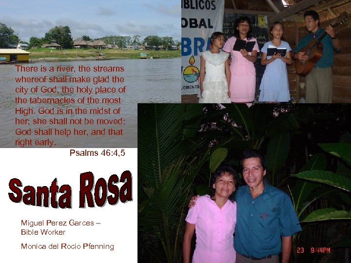 There is a river, the streams whereof shall make glad the city of God,