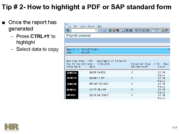 Tip # 2 - How to highlight a PDF or SAP standard form ■