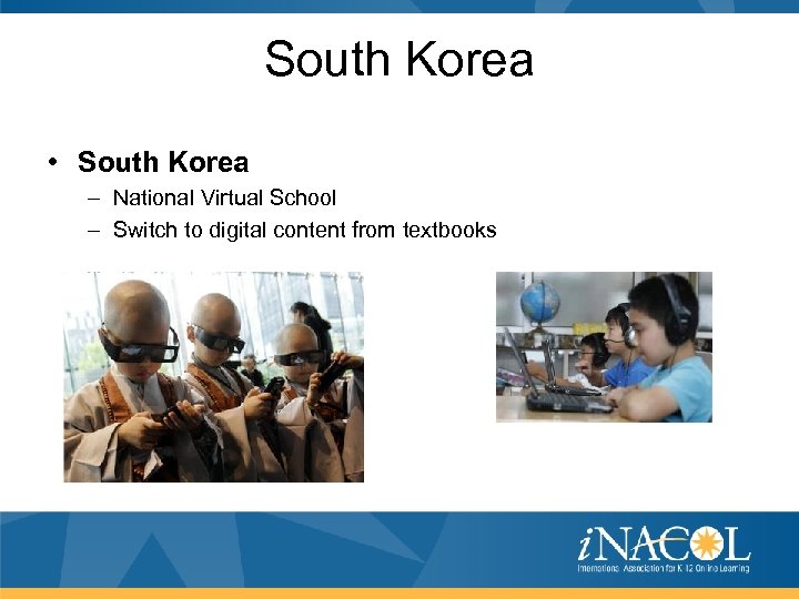 South Korea • South Korea – National Virtual School – Switch to digital content