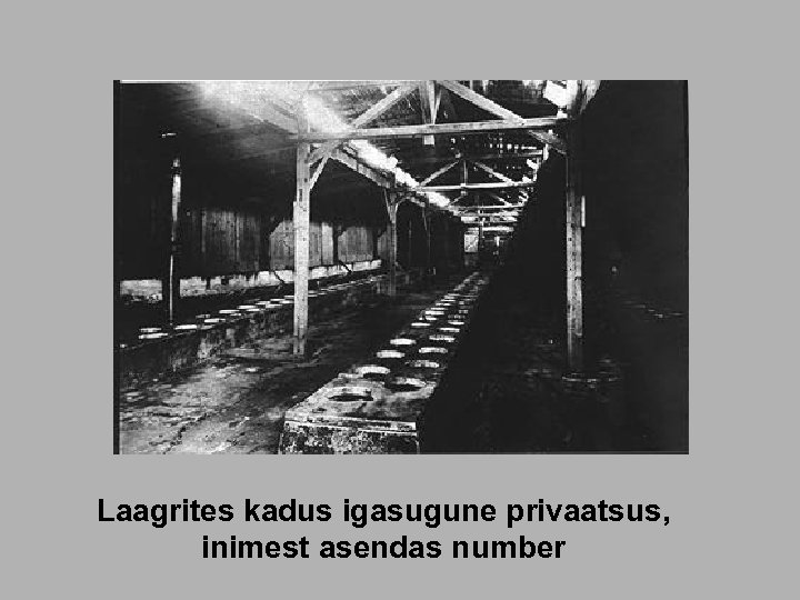 Laagrites kadus igasugune privaatsus, inimest asendas number 