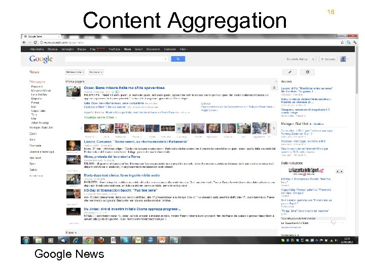 Content Aggregation Google News 16 