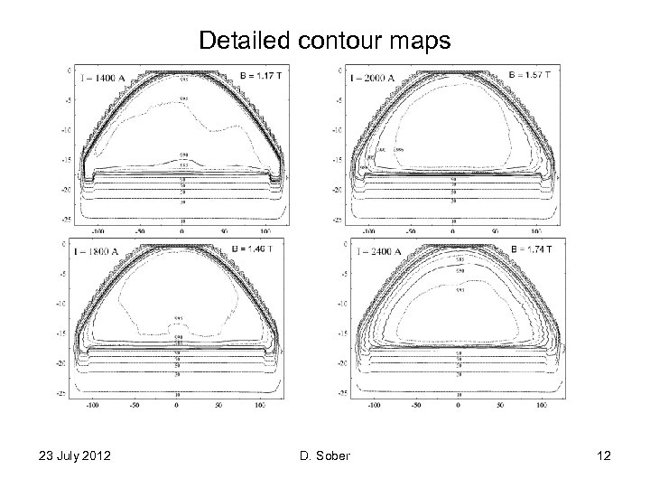 Detailed contour maps 23 July 2012 D. Sober 12 