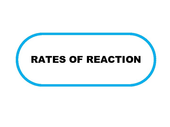 RATES OF REACTION 