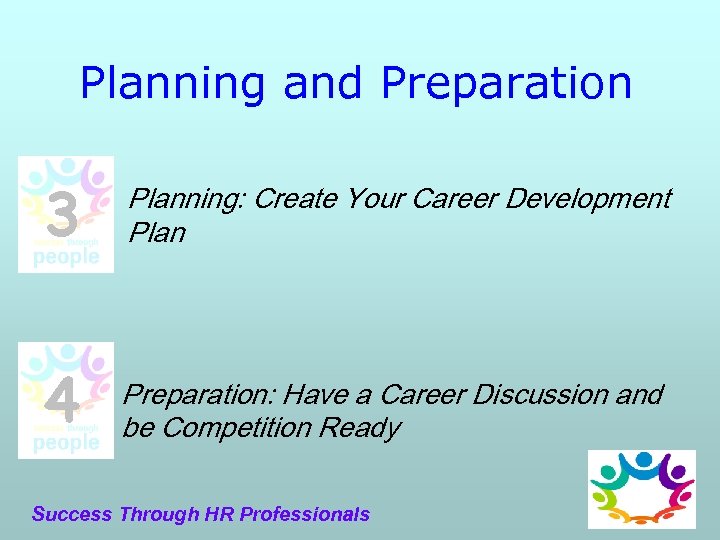 Planning and Preparation 3 Planning: Create Your Career Development Plan 4 Preparation: Have a