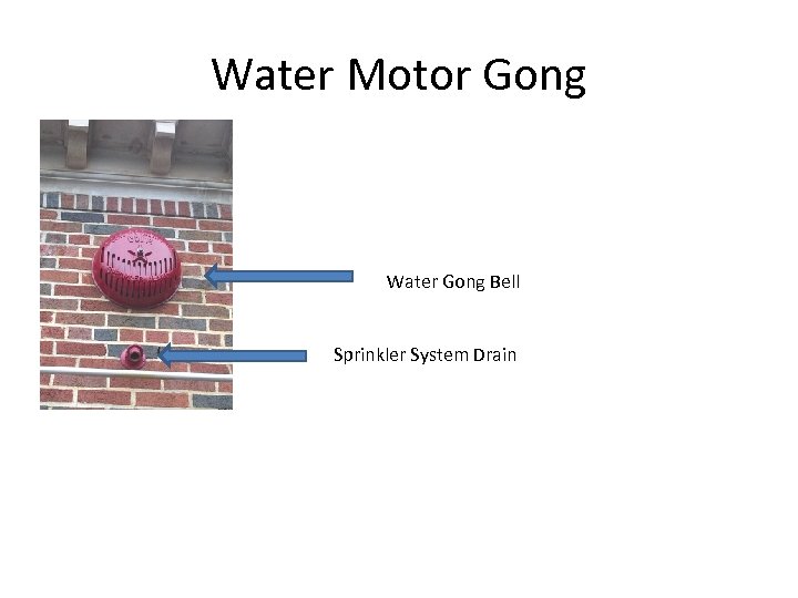 Water Motor Gong Water Gong Bell Sprinkler System Drain 