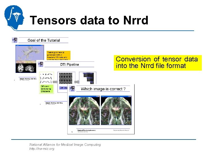 Tensors data to Nrrd Conversion of tensor data into the Nrrd file format National