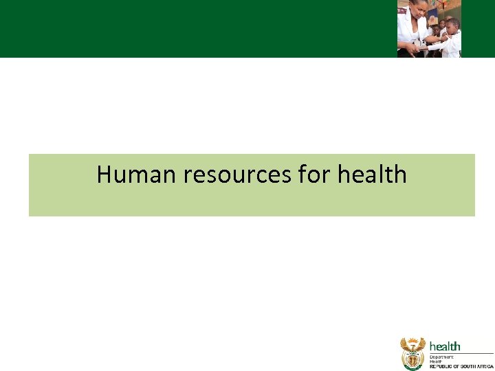 Human resources for health 
