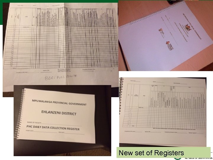 New set of Registers 