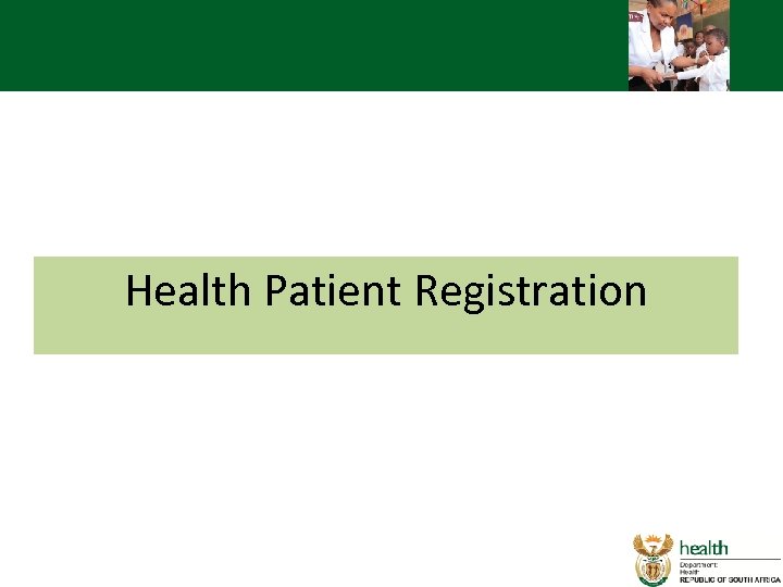 Health Patient Registration 