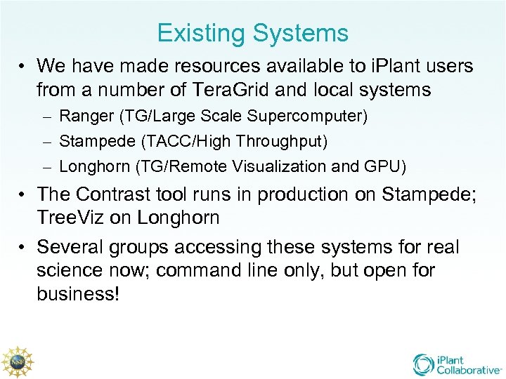 Existing Systems • We have made resources available to i. Plant users from a