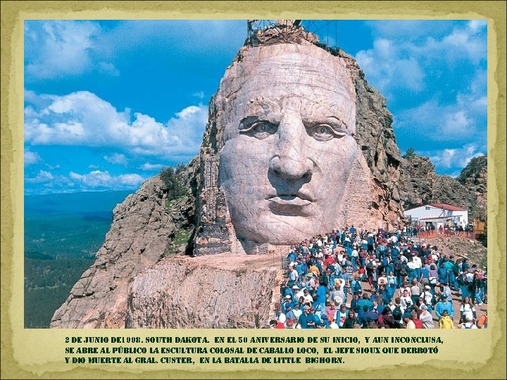 2 de junio de 1998. south dakota. en el 50 aniversario de su inicio,