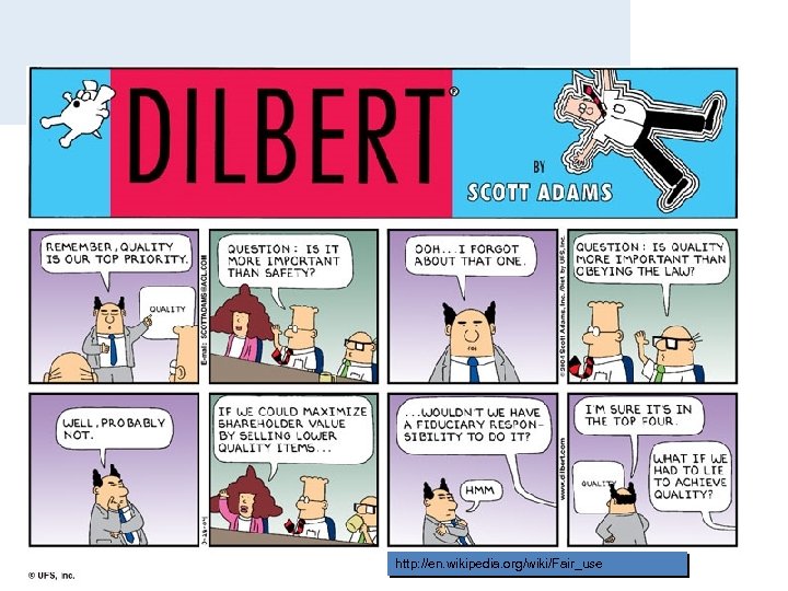 © Oscar Nierstrasz ESE — Software Quality http: //en. wikipedia. org/wiki/Fair_use ESE 11. 2