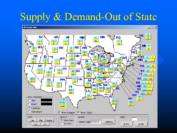Supply & Demand-Out of State 