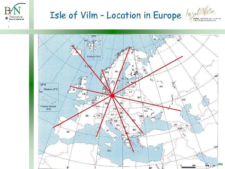 Isle of Vilm – Location in Europe Gisela Stolpe, Bf. N 