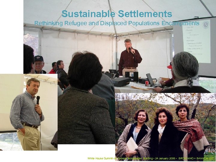 Sustainable Settlements Rethinking Refugee and Displaced Populations Encampments White House Summit on Federal Sustainable