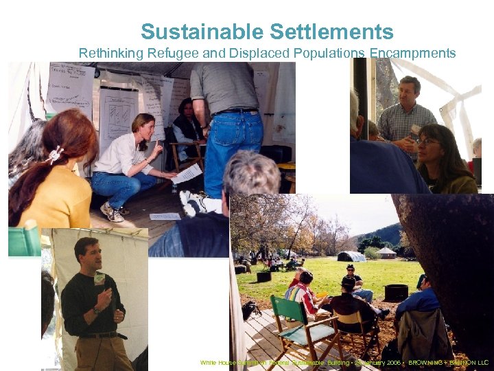 Sustainable Settlements Rethinking Refugee and Displaced Populations Encampments White House Summit on Federal Sustainable