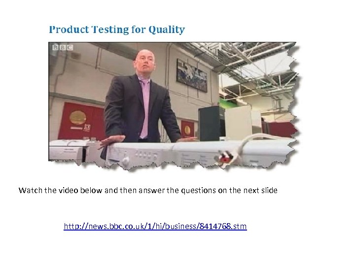 Watch the video below and then answer the questions on the next slide http: