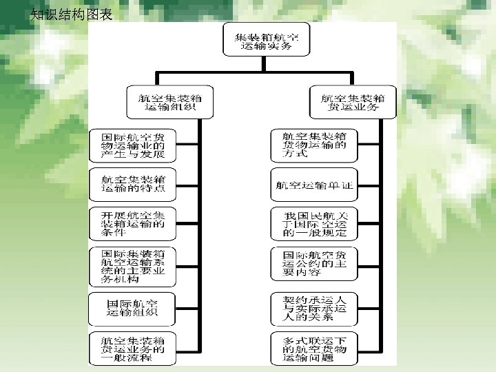 知识结构图表 