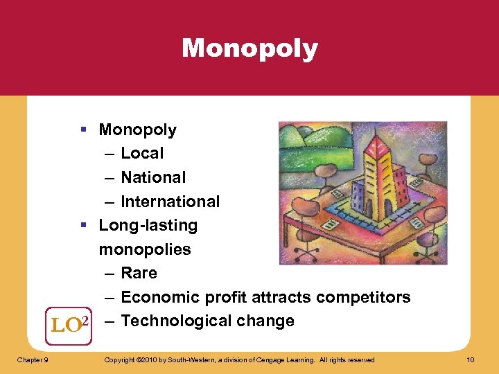 Monopoly § Monopoly – Local – National – International § Long-lasting monopolies – Rare