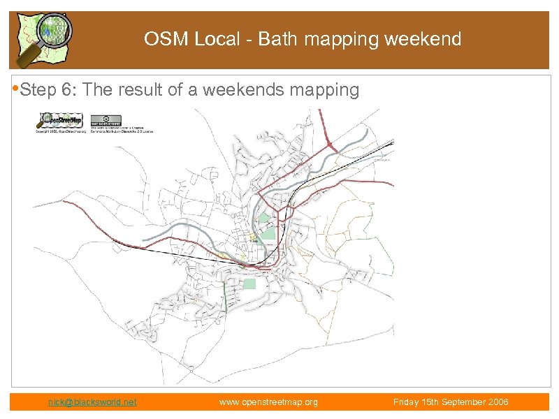 OSM Local - Bath mapping weekend • Step 6: The result of a weekends