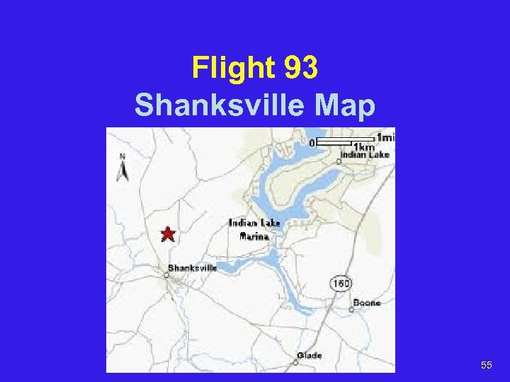 Flight 93 Shanksville Map 55 