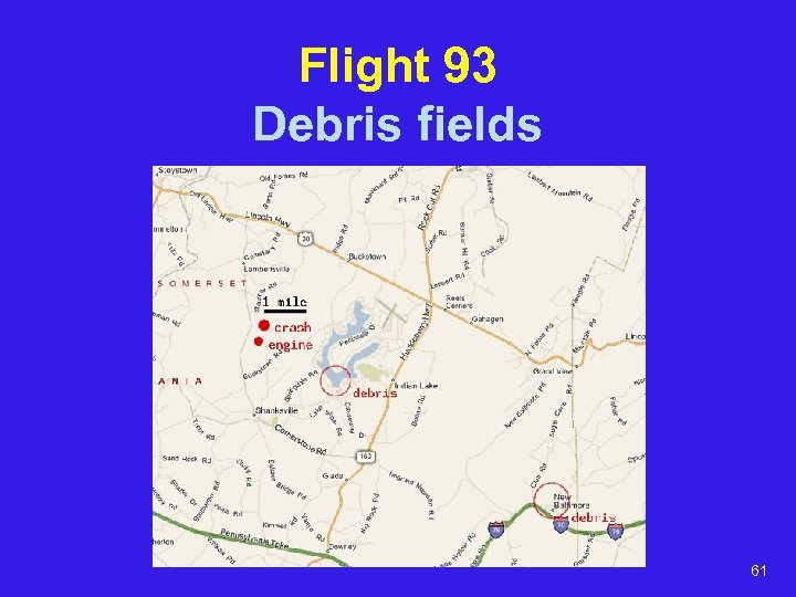 Flight 93 Debris fields 61 