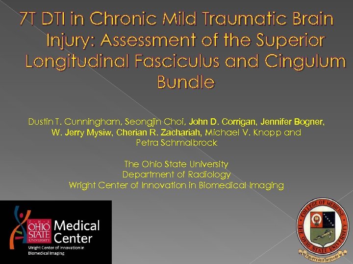 7 T DTI in Chronic Mild Traumatic Brain Injury: Assessment of the Superior Longitudinal