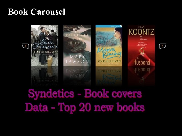 Book Carousel http: //www. cambridgelibraries. ca/hot/carousel. cfm 