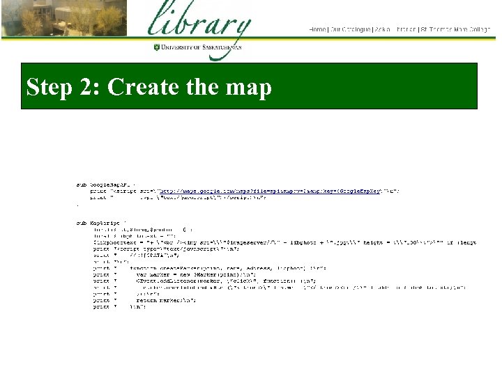 Step 2: Create the map 