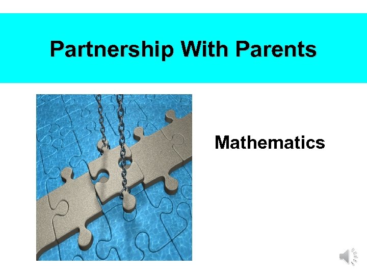 Partnership With Parents Mathematics 