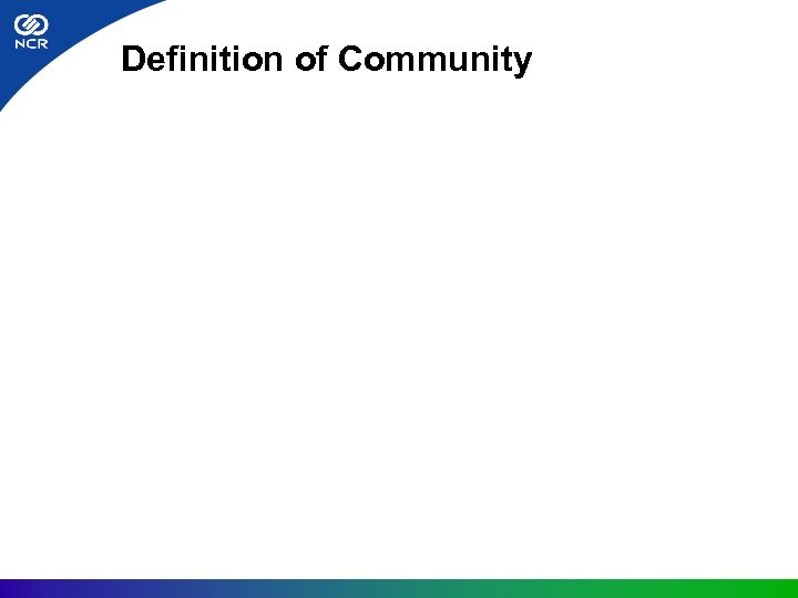 Definition of Community 