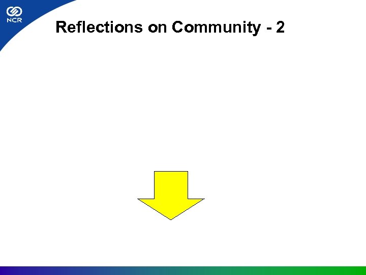 Reflections on Community - 2 