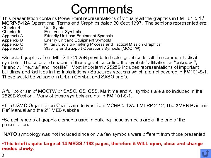 Comments This presentation contains Power. Point representations of virtually all the graphics in FM