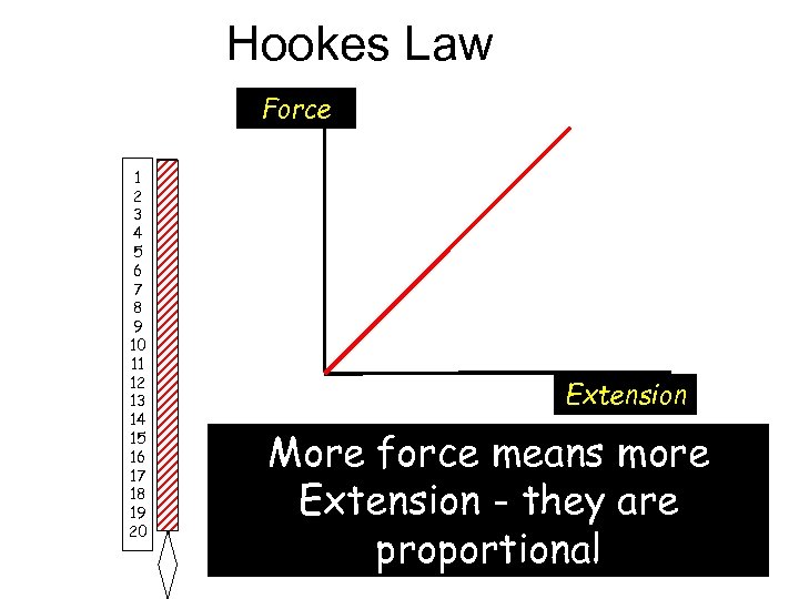 Hookes Law Force 1 2 3 4 5 6 7 8 9 10 11