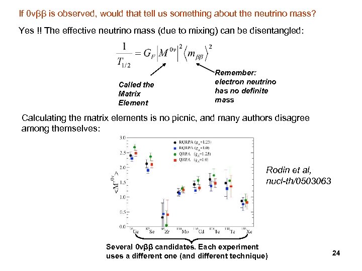 If 0 vββ is observed, would that tell us something about the neutrino mass?