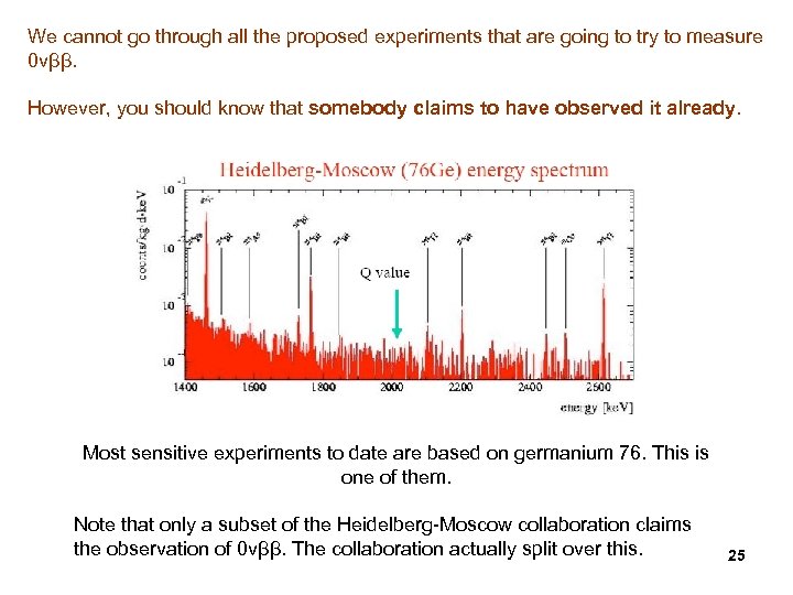 We cannot go through all the proposed experiments that are going to try to