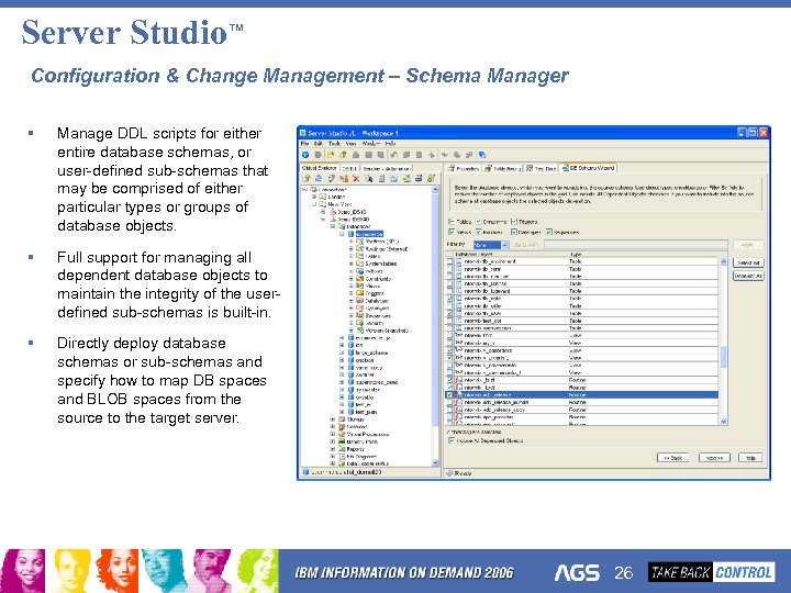 Server Studio™ Configuration & Change Management – Schema Manager § Manage DDL scripts for